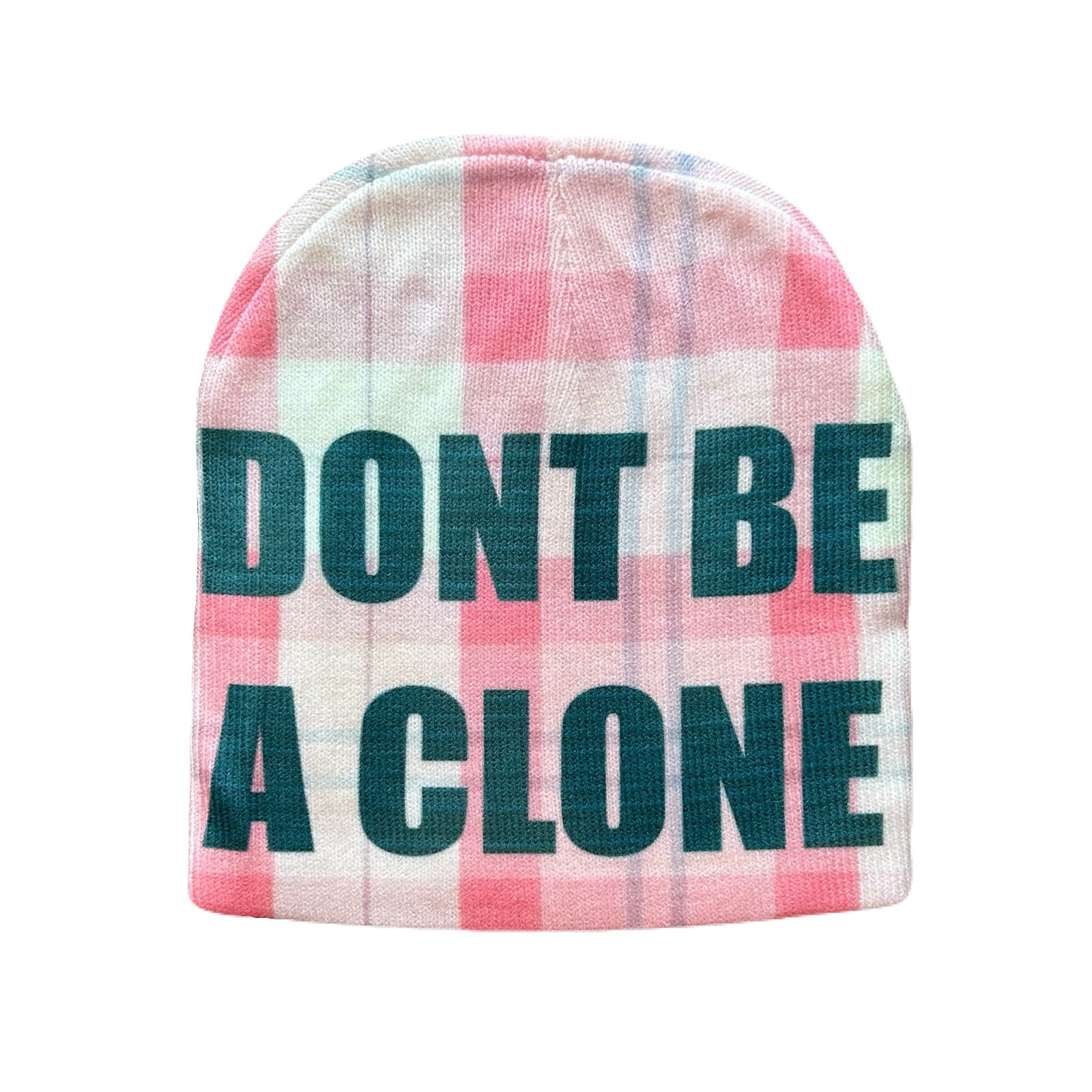 Plaid don’t be a clone beanie